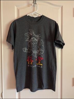 Dragon Ball Z Goku Graphic T-Shirt - Charcoal SZ Men's Medium